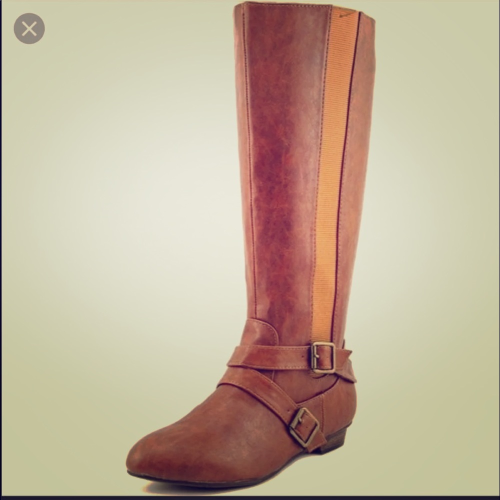 Brown mid calf Boots